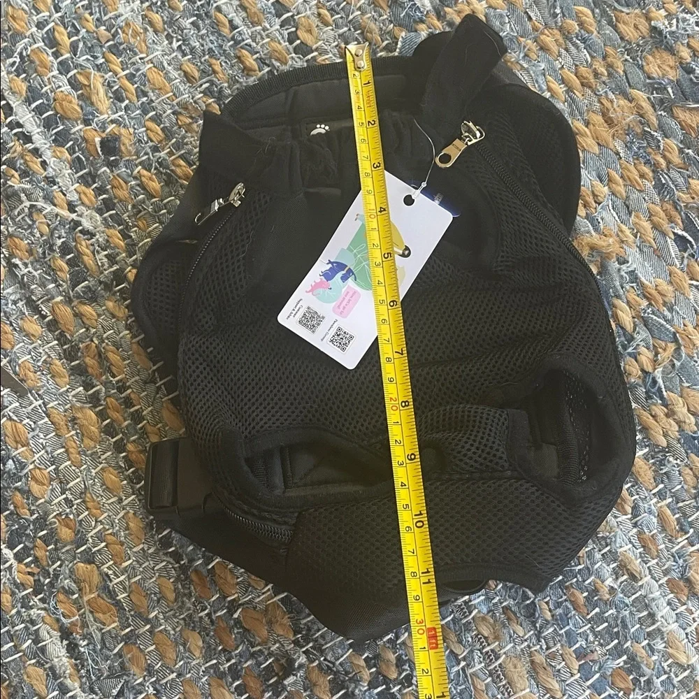 NWT Black Mesh Pet Carrier by Pawaboo